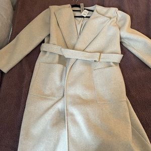 INC x Jeannie Mai Mobama long belted coat